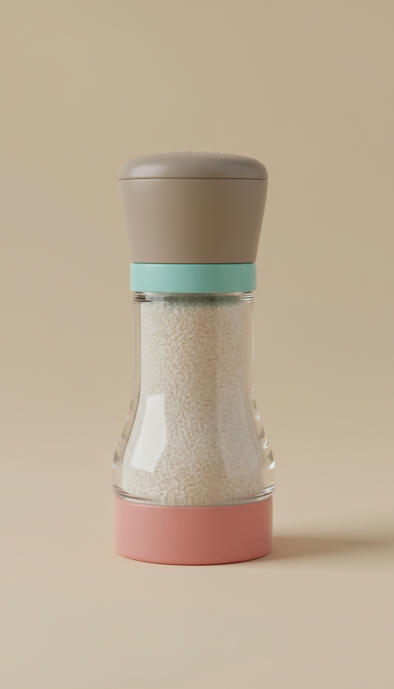 Mediterranean sea salt grinder