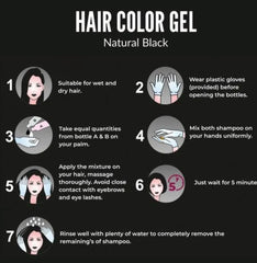 Fruit Vinegar Gel Hair Colour – Grey Coverage | Pack of 2