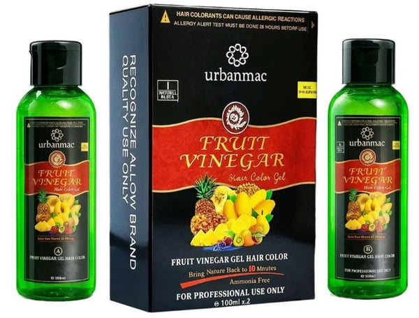 Fruit Vinegar Gel Hair Colour – Grey Coverage | Pack of 2